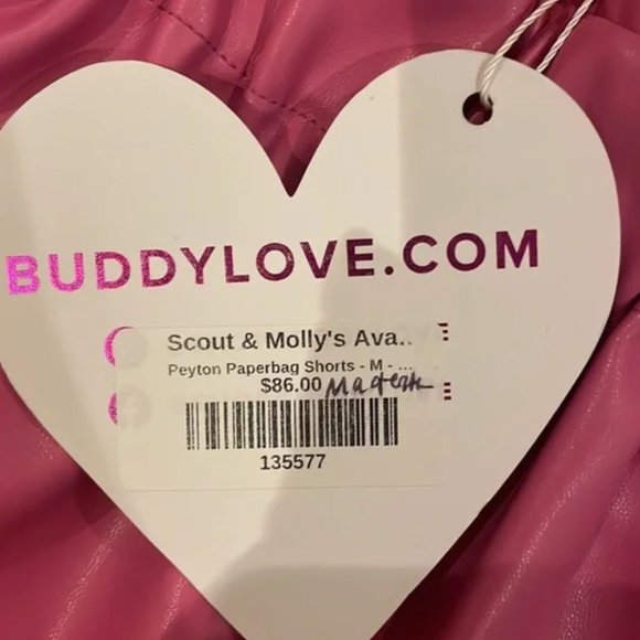 Buddy Love Peyton Paperbag Shorts Leather - M - Picture 5 of 5